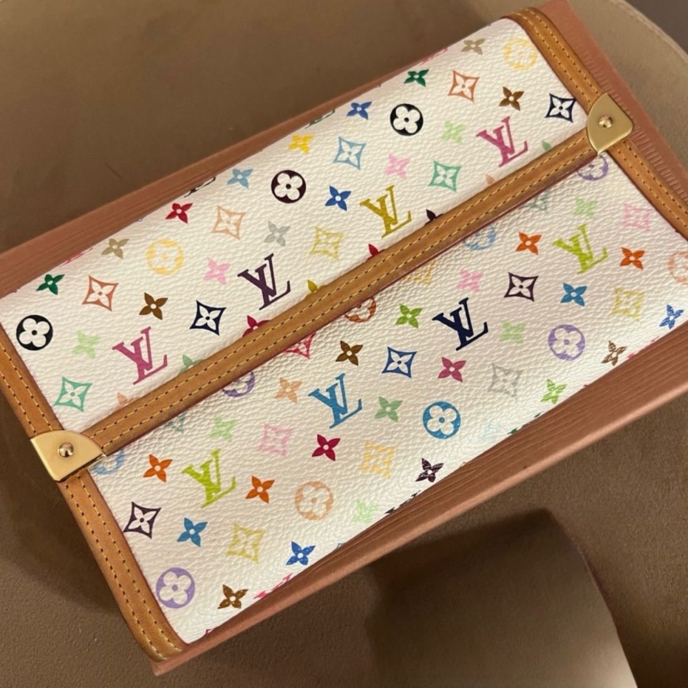 Louis Vuitton multicolore Porte tresor wallet
